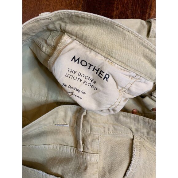 Mother Superior The Ditcher Utility Flood The Devil May Care Pale Green Size 27 - Picture 4 of 6